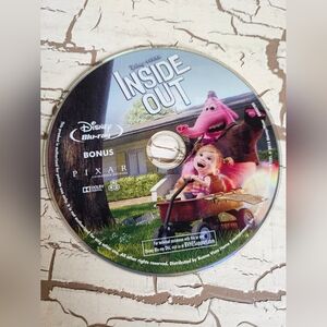 10/$15 Inside Out Blu Ray Good Condition